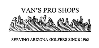 VAN'S PRO SHOPS SERVING ARIZONA GOLFERS SINCE 1963 logo
