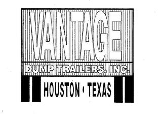 VANTAGE DUMP TRAILERS, INC. HOUSTON TEXAS logo