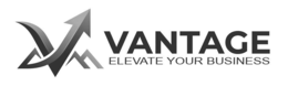 VANTAGE ELEVATE YOUR BUSINESS logo