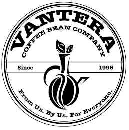 VANTERA COFFEE BEAN COMPANY SINCE 1995 FROM  US. BY US. FOR EVERYONE. logo