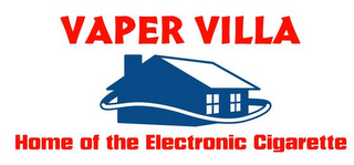 VAPER VILLA HOME OF THE ELECTRONIC CIGARETTE logo