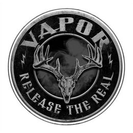 VAPOR RELEASE THE REAL logo