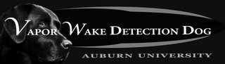 VAPOR WAKE DETECTION DOG AUBURN UNIVERSITY logo