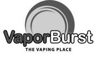 VAPORBURST THE VAPING PLACE logo