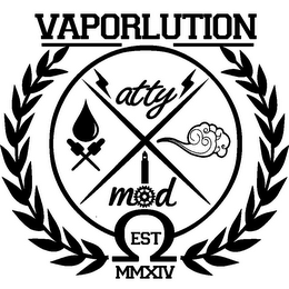 VAPORLUTION ATTY MOD EST MMXIV logo