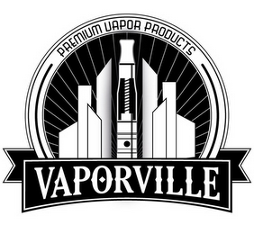 VAPORVILLE PREMIUM VAPOR PRODUCTS logo