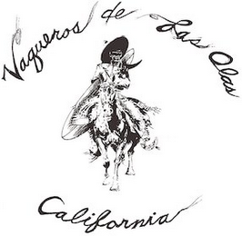 VAQUEROS DE LAS OLAS CALIFORNIA logo