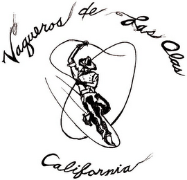 VAQUEROS DE LAS OLAS CALIFORNIA logo