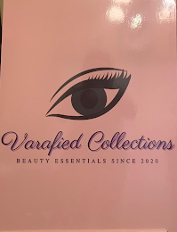 VARAFIED COLLECTIONS BEAUTY ESSENTIALS SINCE 2020 logo