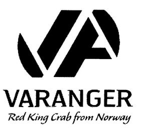 VARANGER RED KING CRAB FROM NORWAY logo