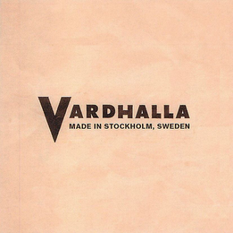 VARDHALLA MADE IN STOCKHOLM, SWEDEN logo