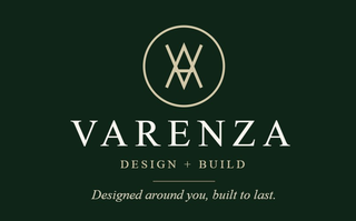VARENZA DESIGN + BUILD DESIGNED AROUND YOU, BUILT TO LAST. logo