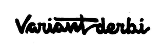 VARIANT DERBI logo