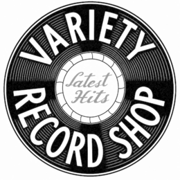 VARIETY RECORD SHOP LATEST HITS logo