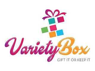 VARIETYBOX GIFT IT OR KEEP IT logo