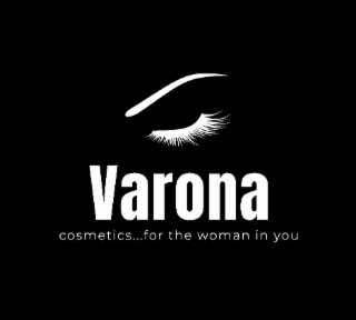 VARONA COSMETICS...FOR THE WOMAN IN YOU logo