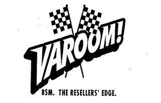 VAROOM! BSM. THE RESELLERS' EDGE. logo