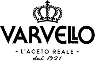 VARVELLO L'ACETO REALE DAL 1921 logo