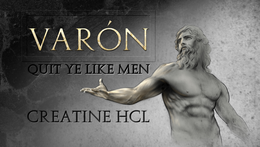 VARÓN NUTRITION QUIT YE LIKE MEN CREATINE HCL logo