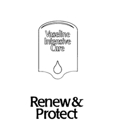 VASELINE INTENSIVE CARE RENEW & PROTECT logo