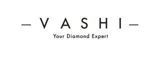VASHI YOUR DIAMOND EXPERT logo