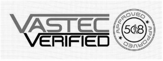 VASTEC VERIFIED APPROVED 508 logo