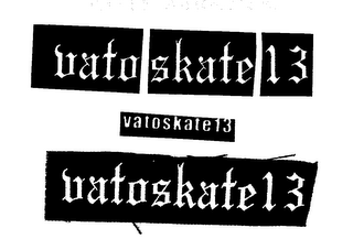 VATO SKATE 13 logo