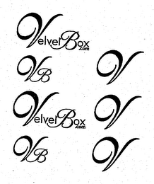 VB VELVET BOX.COM logo
