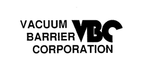 VBC VACUUM BARRIER CORPORATION logo