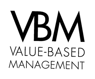 VBM VALUE-BASED MANAGEMENT logo