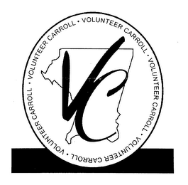 VC VOLUNTEER CARROLL logo