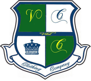 VCC VITAL CLOTHING COMPANY logo