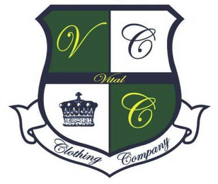 VCC VITAL CLOTHING COMPANY logo
