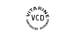 VCD VITARINE CONTROLLED DISPENSER logo