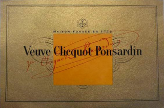 VCP VEUVE CLICQUOT PONSARDIN MAISON FONDEE EN 1772 logo