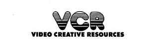VCR VIDEO CREATIVE RESOURCES logo