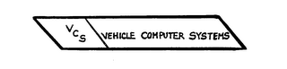 VCS VEHICLE COMPUTER SYSTEMS logo