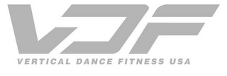 VDF VERTICAL DANCE FITNESS USA logo