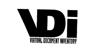 VDI VIRTUAL DOCUMENT INVENTORY logo
