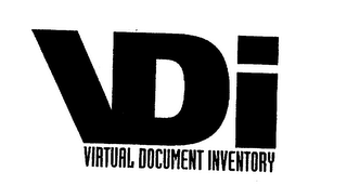 VDI VIRTUAL DOCUMENT INVENTORY logo