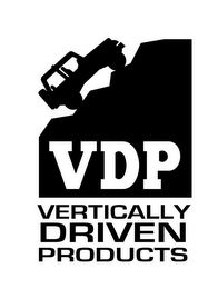VDP VERTICALLY DRIVEN PRODUCTS logo