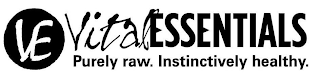VE VITAL ESSENTIALS PURELY RAW. INSTINCTIVELY HEALTHY. logo