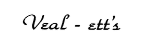 VEAL - ETT'S logo