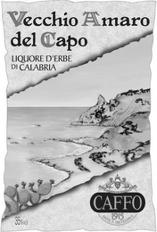 VECCHIO AMARO DEL CAPO LIQUORE D'ERBE DI CALABRIA SEMPER AD MAIORA CAFFO 1915 ANTICA DISTILLERIA 35% VOL logo