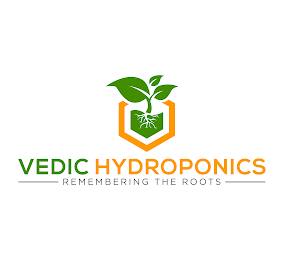 VEDIC HYDROPONICS REMEMBERING THE ROOTS logo