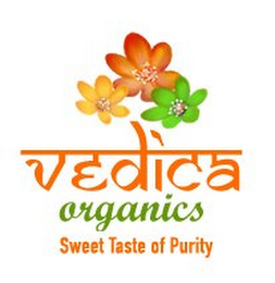 VEDICA ORGANICS SWEET TASTE OF PURITY logo