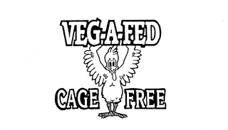 VEG-A-FED CAGE FREE logo