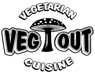 VEG OUT VEGETARIAN CUISINE logo