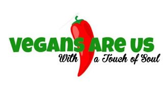 VEGANS ARE US WITH A TOUCH OF SOUL logo