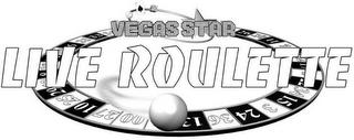 VEGAS STAR LIVE ROULETTE logo